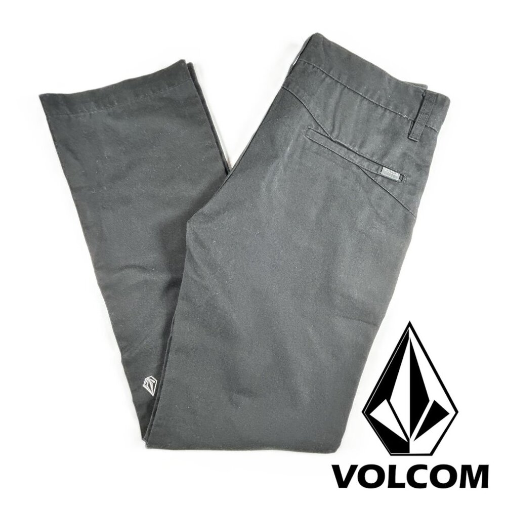 Volcom Youth Frickin Chino Pants - Charcoal - Size 27